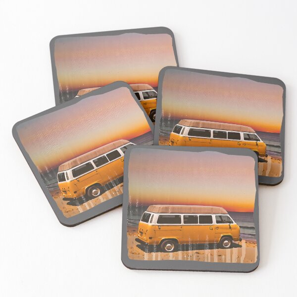 Item preview, Antique car on the beach in the evening designed and sold by PTDIGITALART88.