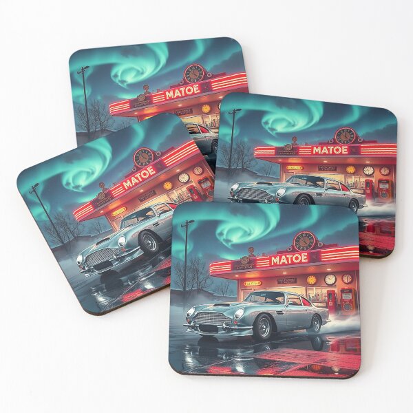 Item preview, classic Aston Martin DB5 print designed and sold by Random Designs.