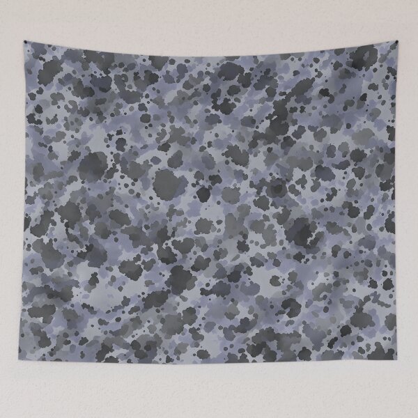 Item preview, #C447: White And Black Spot On Blue, Camouflage Pattern designed and sold by FarStarL33.