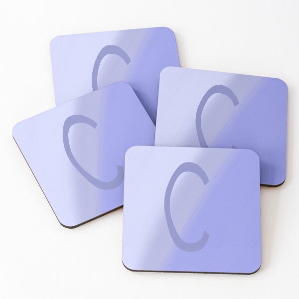 Item preview, Periwinkle C with Gradient Background designed and sold by MusicQueen17.