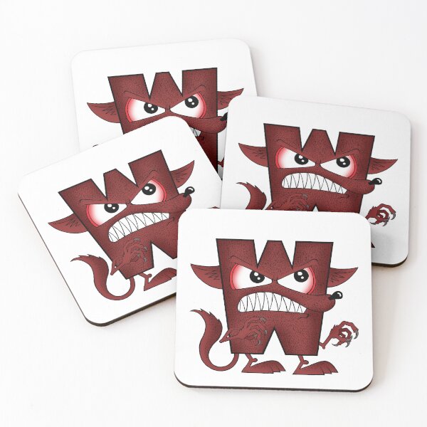Item preview, Letter W Werewolf designed and sold by alphatoons.