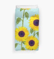 Larger Sunflowers Duvet Cover