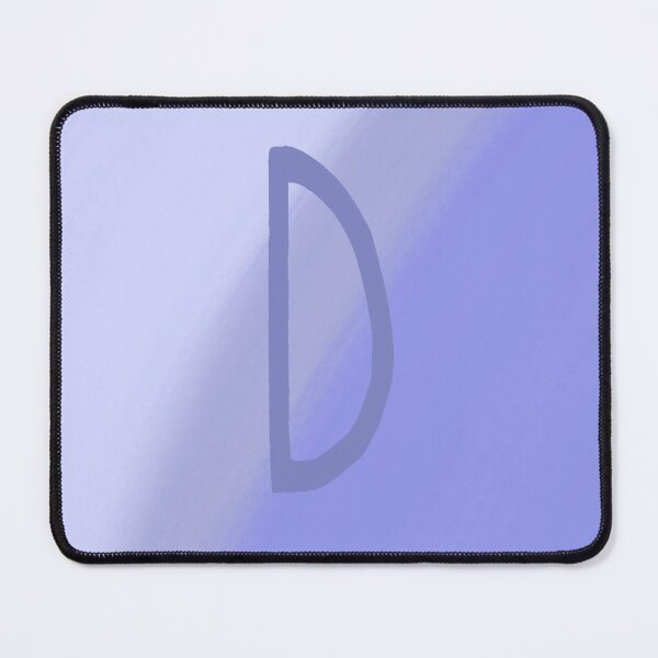 Item preview, Periwinkle D with Gradient Background designed and sold by MusicQueen17.