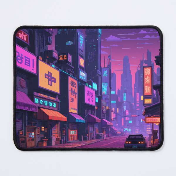 Item preview, Cyberpunk Pixel Art City Street designed and sold by papi1998.