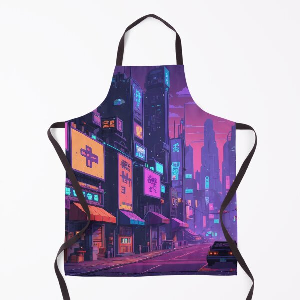 Item preview, Cyberpunk Pixel Art City Street designed and sold by papi1998.