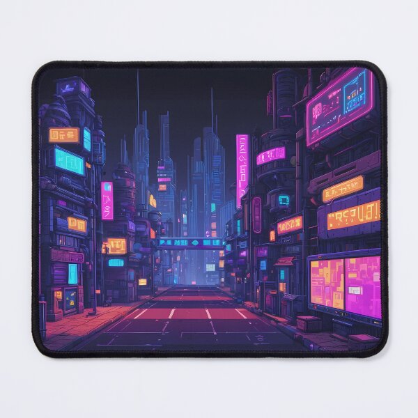 Item preview, Cyberpunk Pixel Art City Street designed and sold by papi1998.