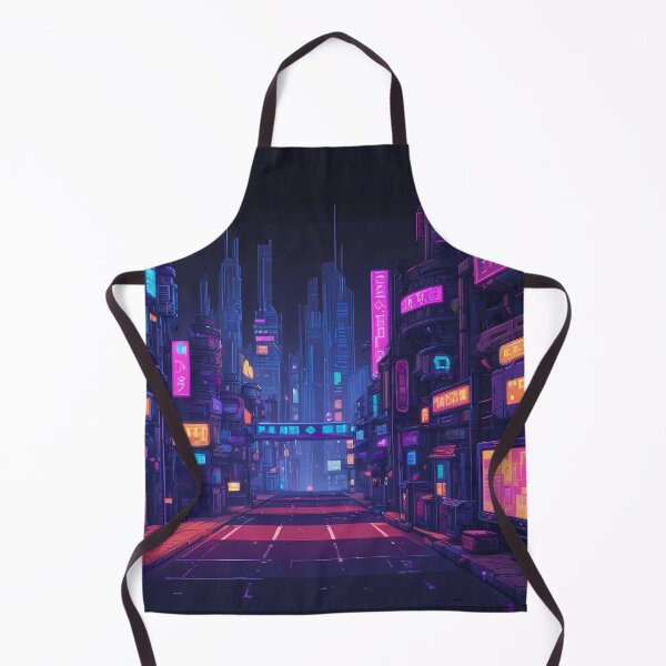 Item preview, Cyberpunk Pixel Art City Street designed and sold by papi1998.