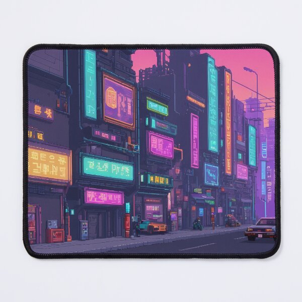 Item preview, Cyberpunk Pixel Art City Street designed and sold by papi1998.