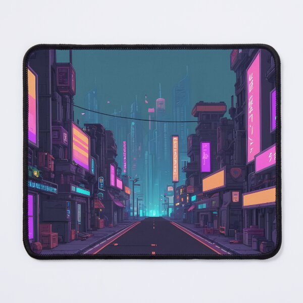 Item preview, Cyberpunk Pixel Art City Street designed and sold by papi1998.