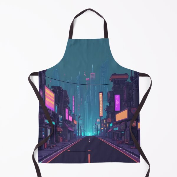 Item preview, Cyberpunk Pixel Art City Street designed and sold by papi1998.