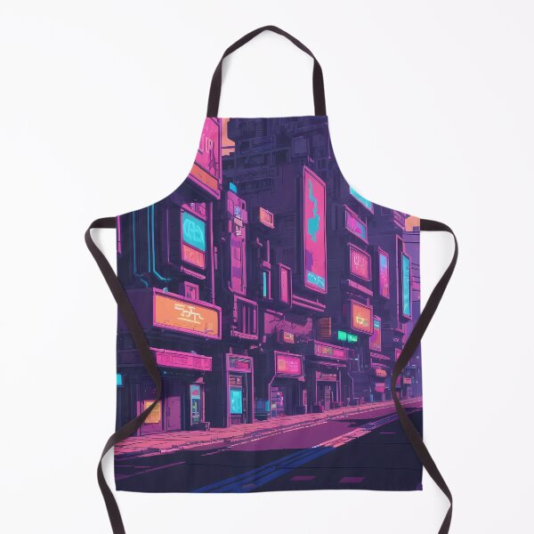 Item preview, Cyberpunk Pixel Art City Street designed and sold by papi1998.