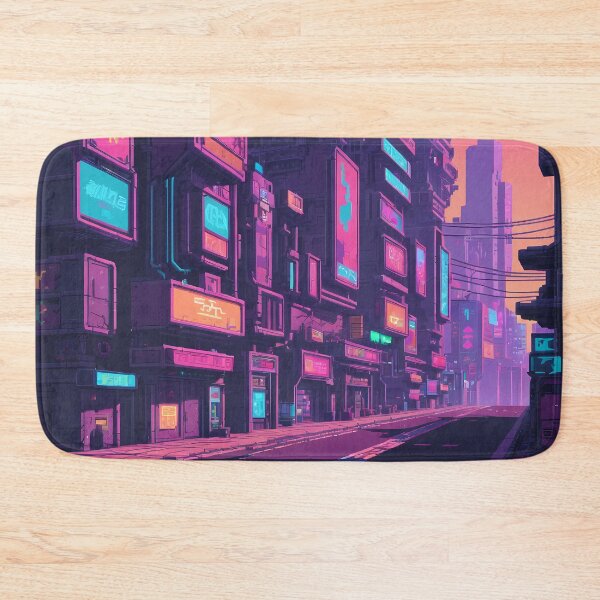 Item preview, Cyberpunk Pixel Art City Street designed and sold by papi1998.
