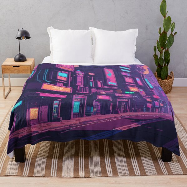 Item preview, Cyberpunk Pixel Art City Street designed and sold by papi1998.