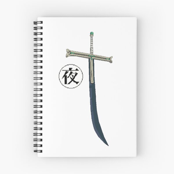 Item preview, Dracule Mihawk Sword "Yoru" Pixel Art designed and sold by Ekira Pop Pixel.