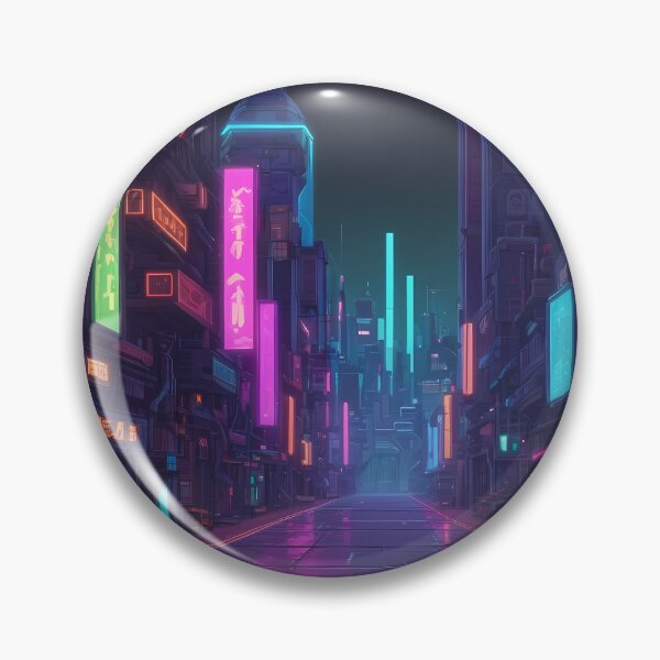 Item preview, Cyberpunk Pixel Art City Street designed and sold by papi1998.