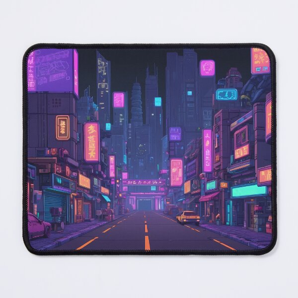 Item preview, Cyberpunk Pixel Art City Street designed and sold by papi1998.
