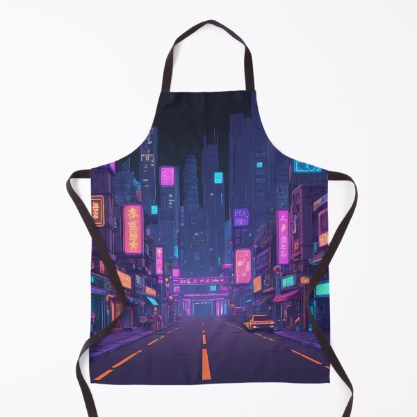 Item preview, Cyberpunk Pixel Art City Street designed and sold by papi1998.
