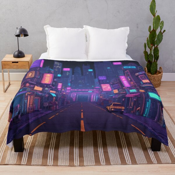 Item preview, Cyberpunk Pixel Art City Street designed and sold by papi1998.