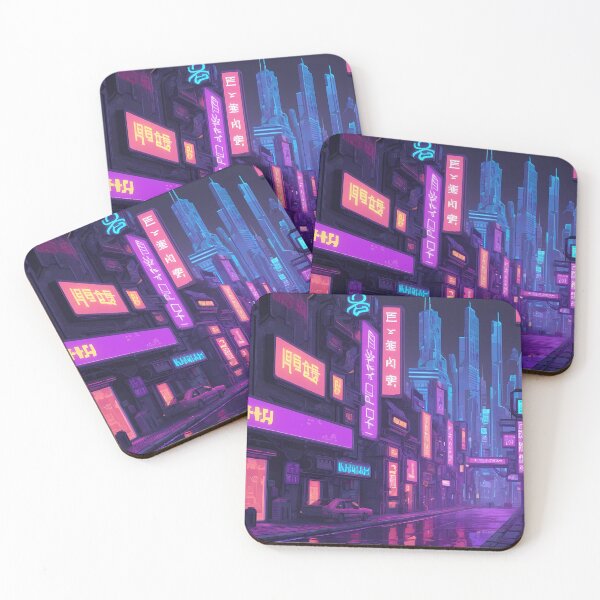 Item preview, Cyberpunk Pixel Art City Street designed and sold by papi1998.