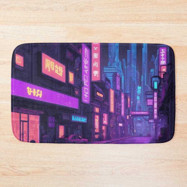Item preview, Cyberpunk Pixel Art City Street designed and sold by papi1998.
