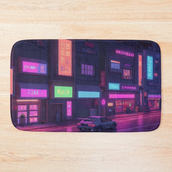 Item preview, Cyberpunk Pixel Art City Street designed and sold by papi1998.