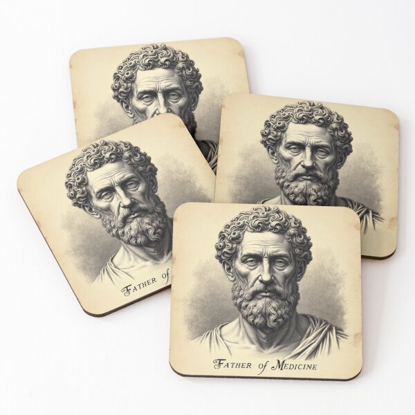 Item preview, Gift for Doctors, "The Father of Medicine" Design, Tribute to the Profession designed and sold by MontanaVibes.