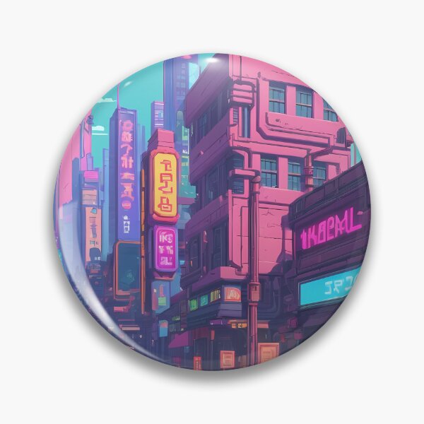 Item preview, Cyberpunk Pixel Art City Street designed and sold by papi1998.