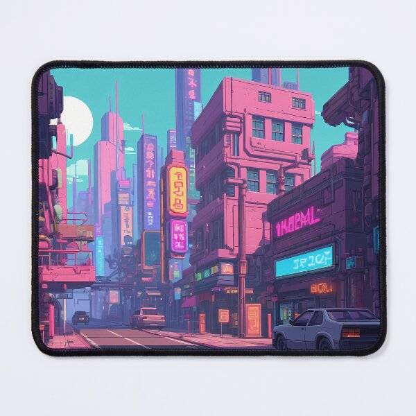 Item preview, Cyberpunk Pixel Art City Street designed and sold by papi1998.