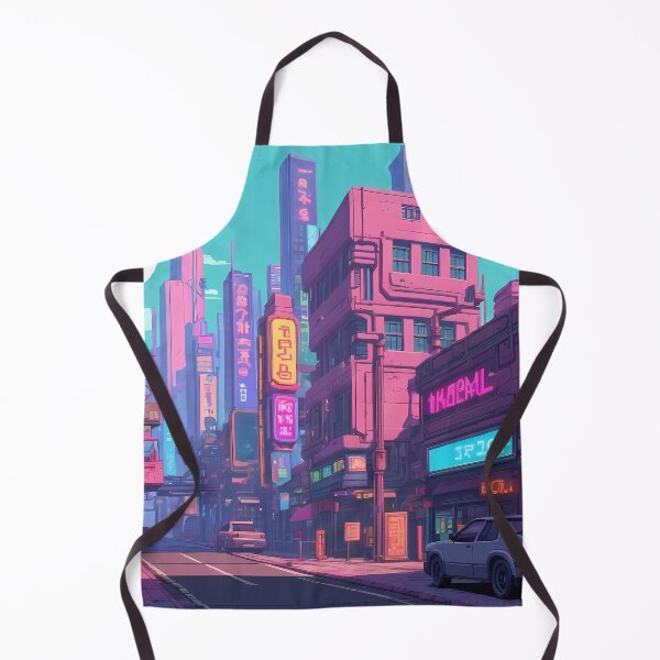 Item preview, Cyberpunk Pixel Art City Street designed and sold by papi1998.