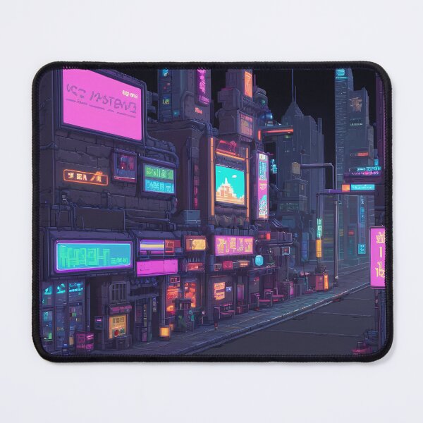 Item preview, Cyberpunk Pixel Art City Street designed and sold by papi1998.