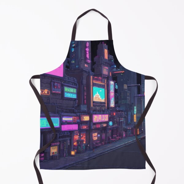 Item preview, Cyberpunk Pixel Art City Street designed and sold by papi1998.