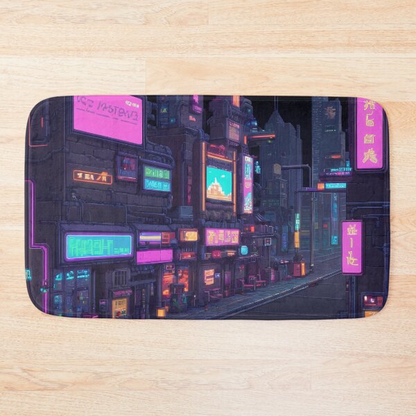 Item preview, Cyberpunk Pixel Art City Street designed and sold by papi1998.