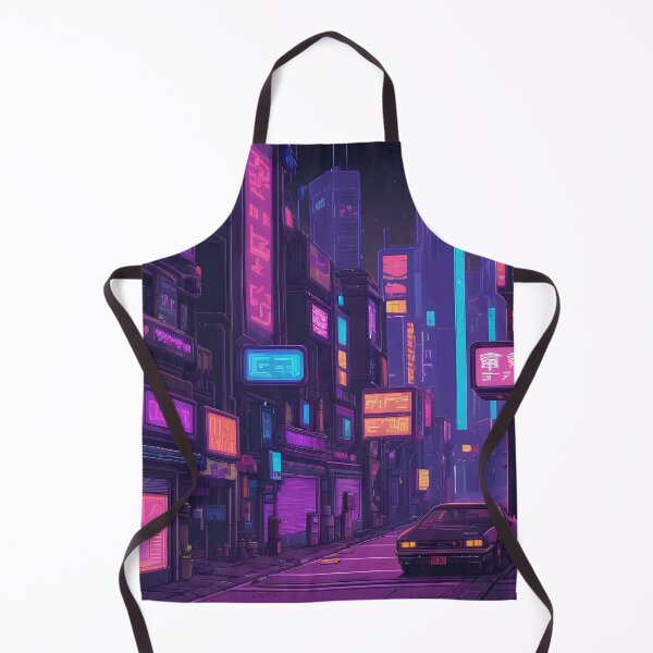 Item preview, Cyberpunk Pixel Art City Street designed and sold by papi1998.