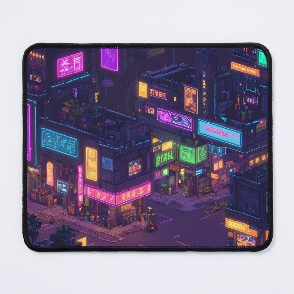 Item preview, Cyberpunk Pixel Art City Street designed and sold by papi1998.