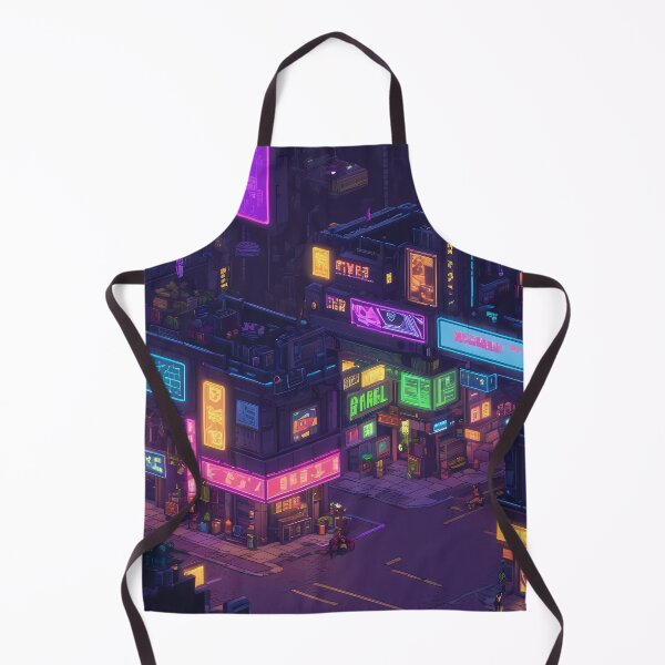 Item preview, Cyberpunk Pixel Art City Street designed and sold by papi1998.