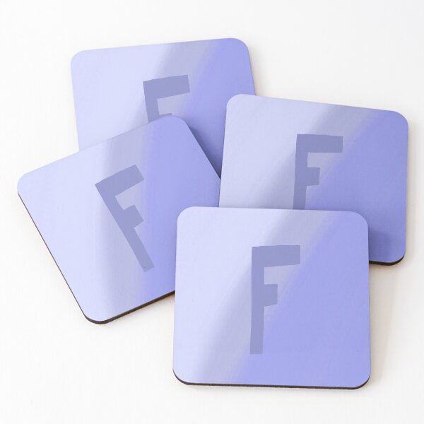 Item preview, Periwinkle F with Gradient Background designed and sold by MusicQueen17.