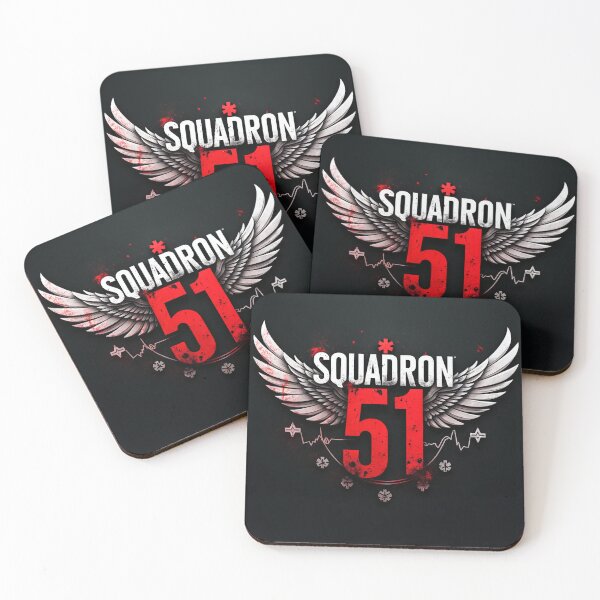 Item preview, Squadron 51 Cushion, Tribute to Paramedics and Emergency Professionals designed and sold by MontanaVibes.