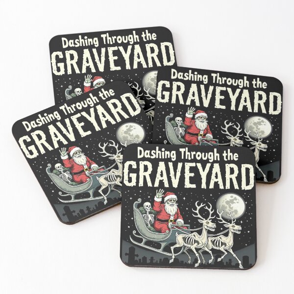 Item preview, Zombie Santa Sleigh Ride: Dashing Through the Graveyard designed and sold by SpookshowDesign.