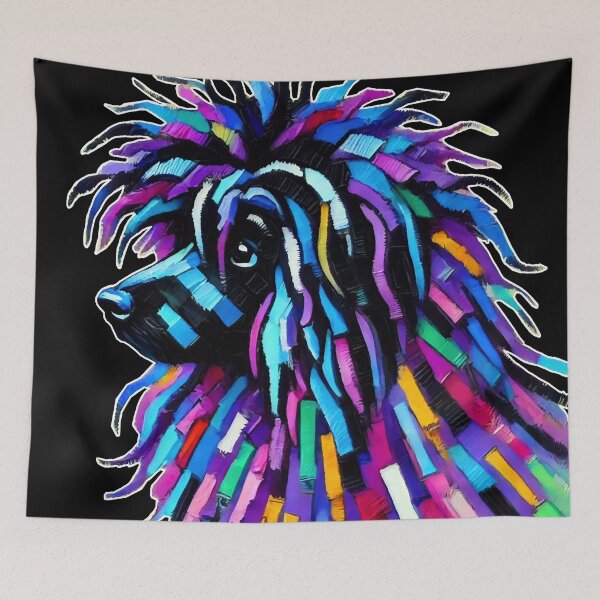 Item preview, Colorful Puli Portrait designed and sold by ChrisButler.