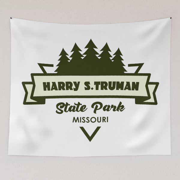 Item preview, Harry S. Truman State Park Missouri Trees And Ribbon designed and sold by bivenart.