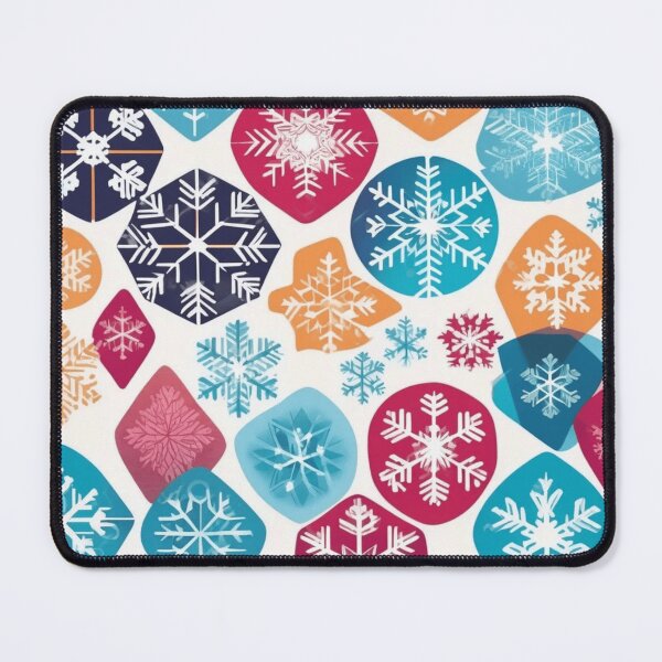 Item preview, Holiday season patterns, red designs, color red, festivities with a red snowflake design, red and white theme, snowflakes winter wonderland designed and sold by Artheaven77.