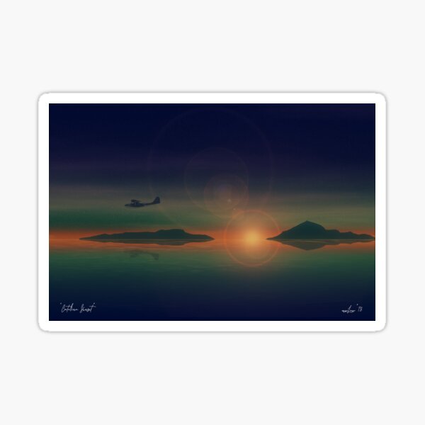 Catalina Sunset Sticker