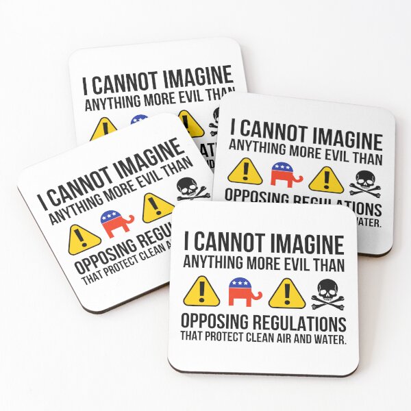 Item preview, Opposing protecting clean air and water is evil  designed and sold by Rachel the Artist .