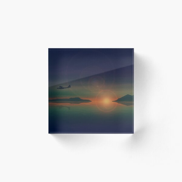 Catalina Sunset Acrylic Block