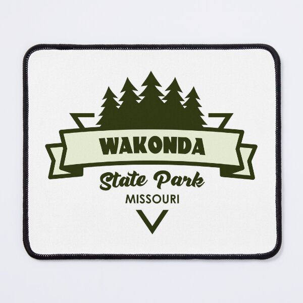 Item preview, Wakonda State Park Missouri Trees And Ribbon designed and sold by bivenart.