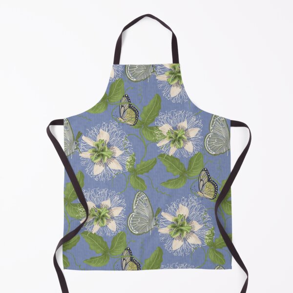 Item preview, Passion Fruit Summer on Periwinkle Blue designed and sold by Catherine Wallace Art.