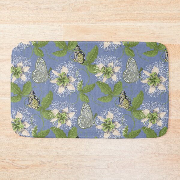 Item preview, Passion Fruit Summer on Periwinkle Blue designed and sold by Catherine Wallace Art.