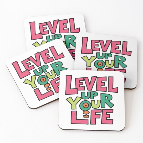 Item preview, LEVEL UP YOUR LIFE designed and sold by likbatonboot.