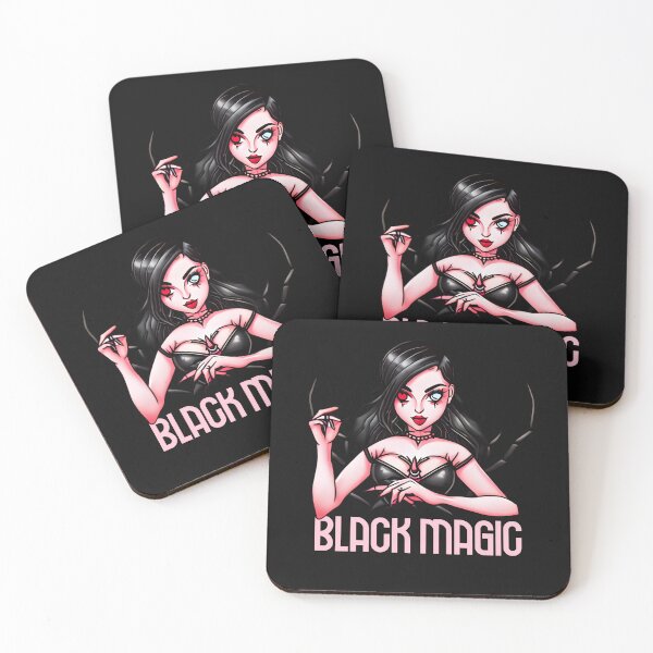 Item preview, Black Magic - Girl with text designed and sold by Chubuter.