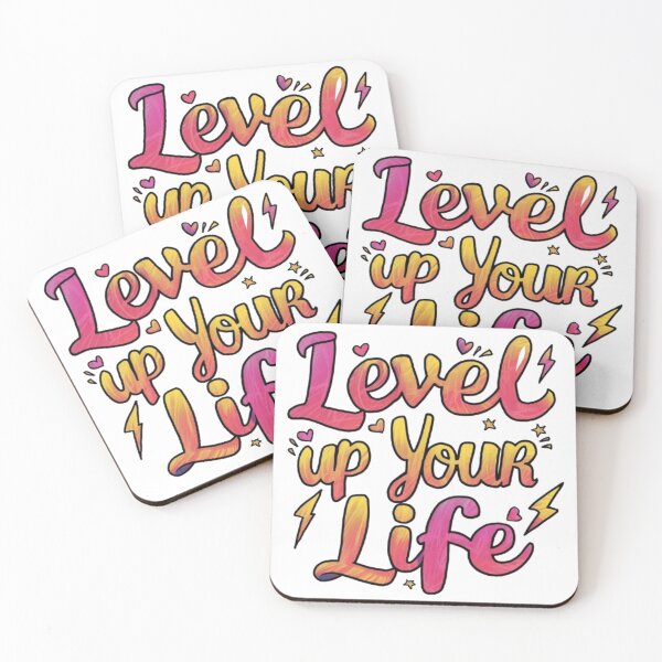 Item preview, LEVEL UP YOUR LIFE designed and sold by likbatonboot.